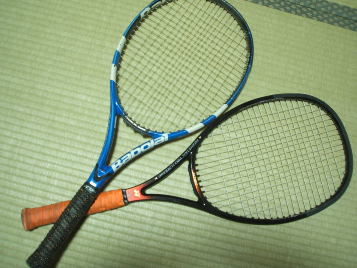 送料無料，正規品 Babolar PUREDRIVE107 & Yonex ISOMETRIC PRO SUPER MID & ラケットケース，ボール54個(バボラ)｜売買されたオークション情報、yahooの商品情報をアーカイブ公開 - オークファン バボラ