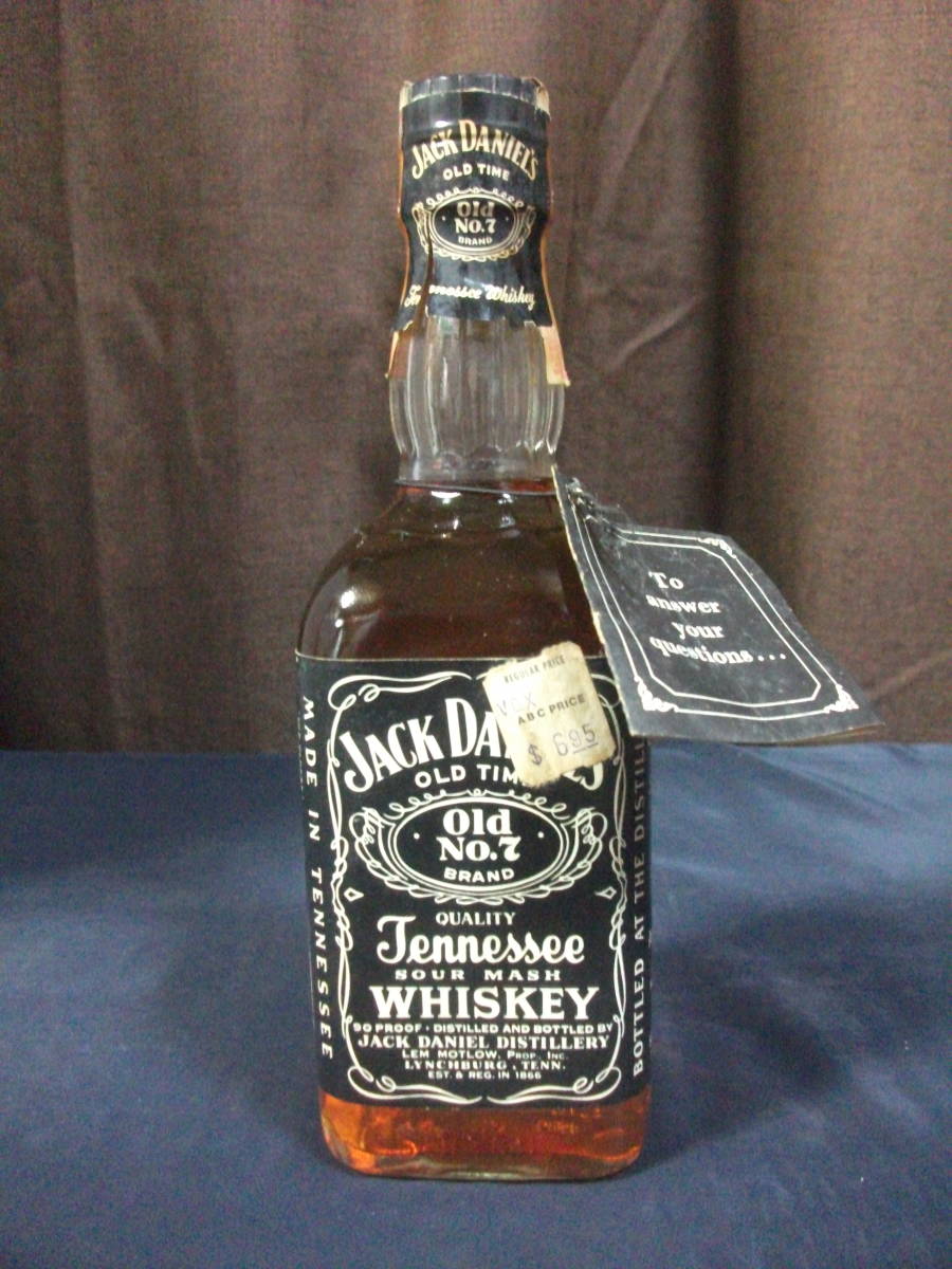 ☆未開栓☆古酒☆JACK DANIEL'S OLD TIME NO.7☆ジャックダニエル