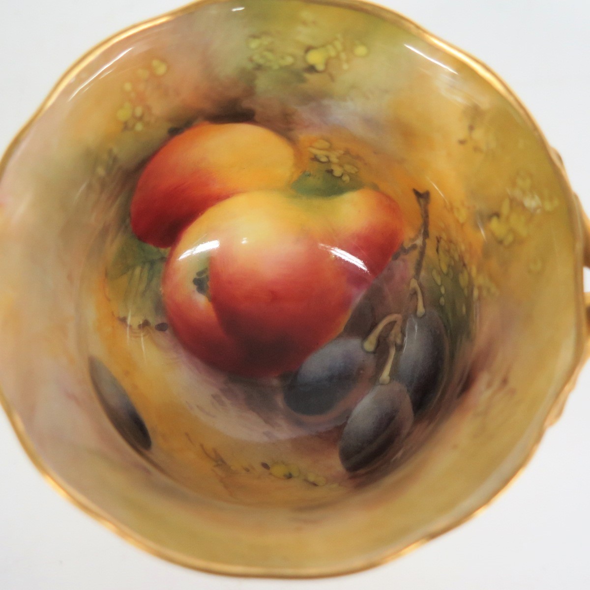 ロイヤルウースター ペインテッドフルーツ ROYAL WORCESTER 金彩