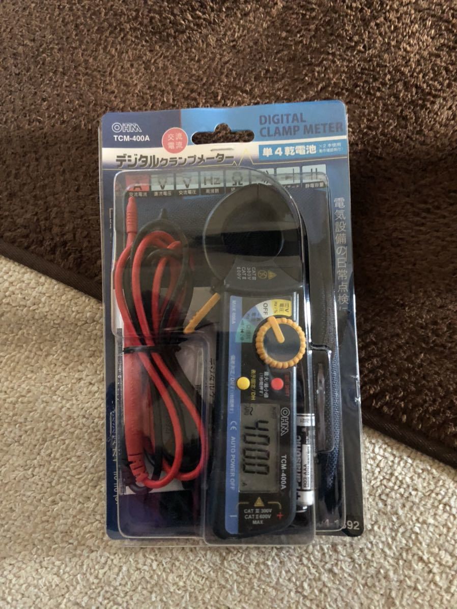 新作入荷，豊富な オーム電気 デジタルクランプメーター TCM-400A(電気計測器)｜売買されたオークション情報、yahooの商品情報をアーカイブ公開 - オークファン 電気計測器