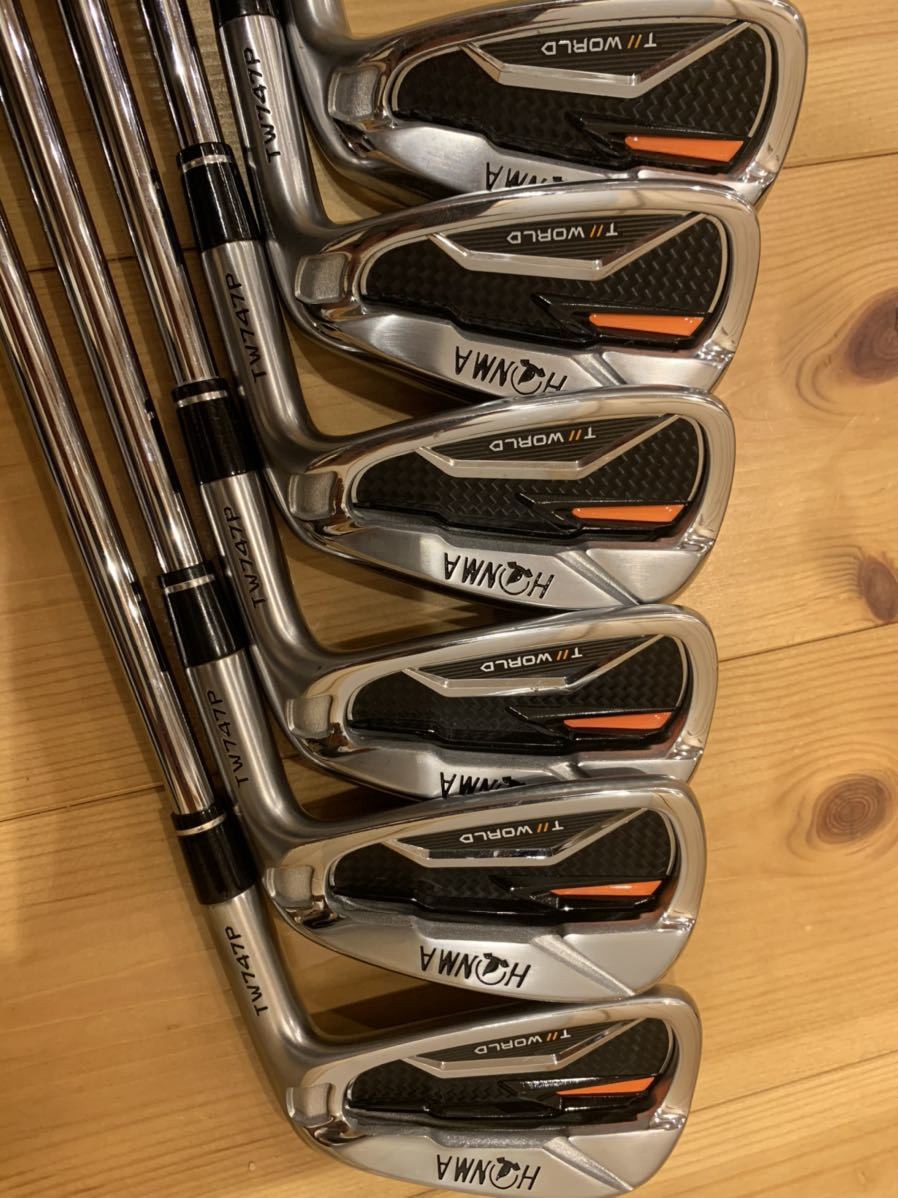 アイアン TOUR WORLD TW747 ホンマ tw747p 950の通販 6〜11番 TOURWORLDTW747Pアイアンセット 6本組 スチール P 950GH P｜ホンマゴルフ｜アイアンセット｜NSプロ950GH | アイアン(6本セット)