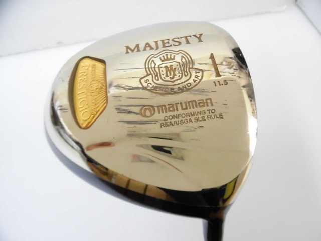 新品価格￥220，000★マルマン MAJESTY PRESTIGIO(2007) レディースドライバー★純正カーボン(L)★11.5°★カバー無し★5816