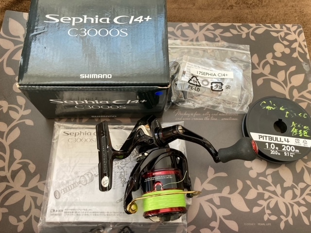 シマノ 17 Sephia セフィアCI4+ C3000S 中古