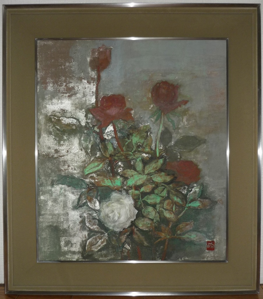 新作登場，格安 絵画 作者不詳 印章有 日本画10号 花 P6(花鳥、鳥獣)｜売買されたオークション情報、yahooの商品情報をアーカイブ公開 - オークファン 花鳥、鳥獣