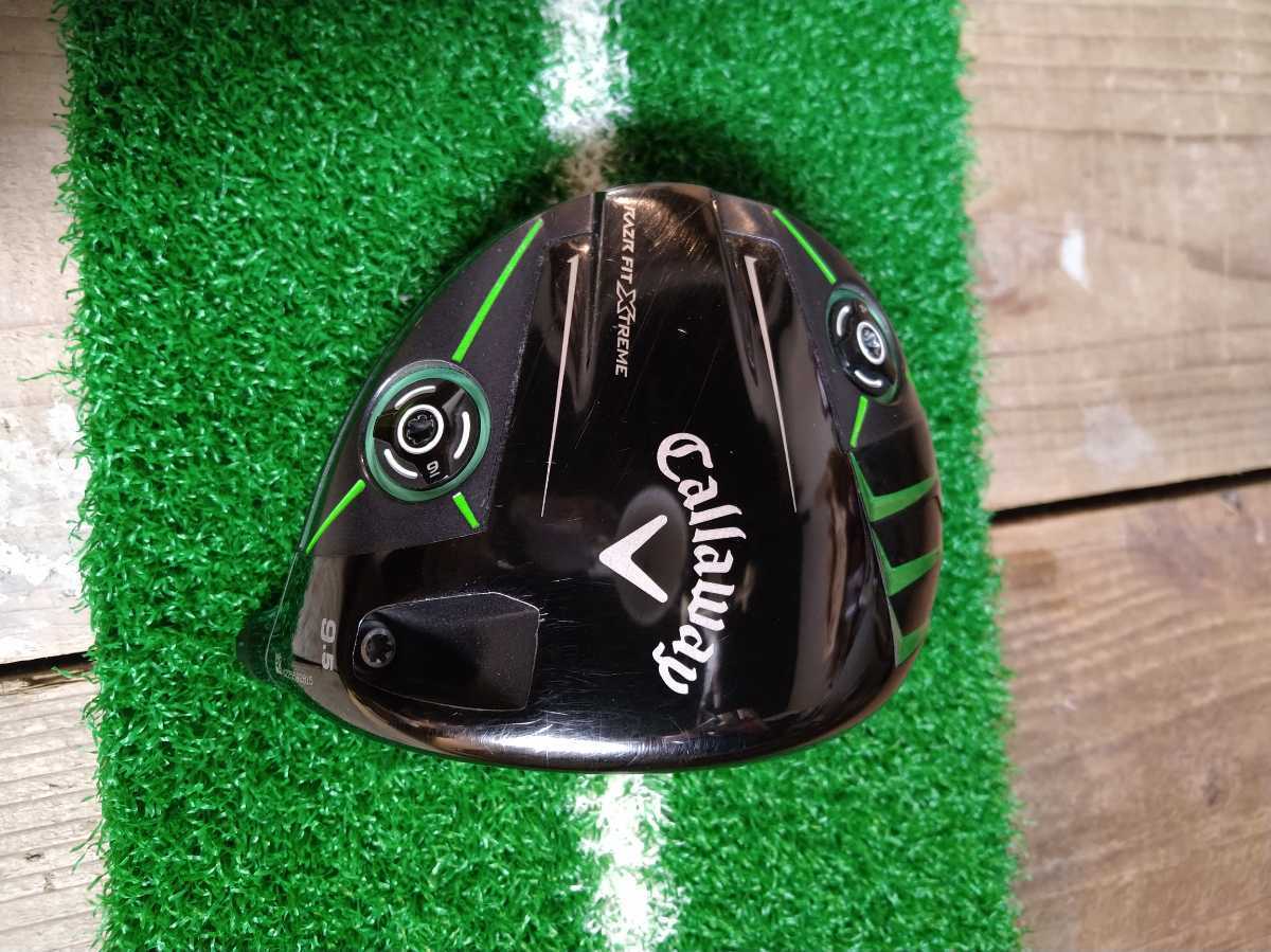 格安，人気 キャロウェイ Callaway RAZR FIT XTREME 9.5 ヘッドのみ(ヘッド)｜売買されたオークション情報、yahooの商品情報をアーカイブ公開 - オークファン 部品