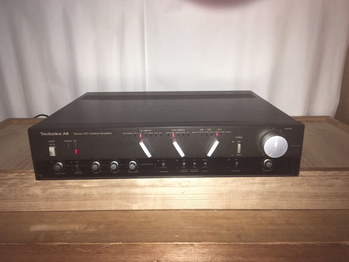 TechnicsSU-A6 コントロールアンプ Technics SU-A6 SE-A5 コントロール
