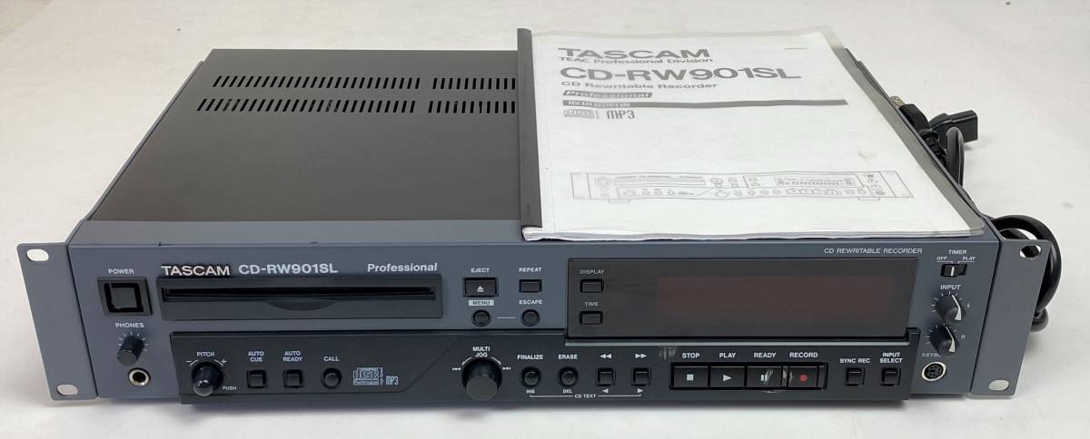 SG-045 TEAC TASCAM 業務用 CDレコーダー CD-RW901SL 動作品 取扱説明