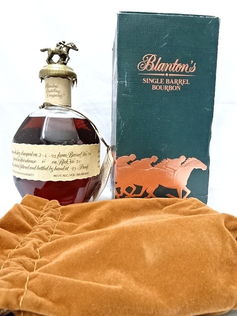 ブラントン シングルバレル Blanton's 750ml 袋 箱付き 未開栓 1-22-97