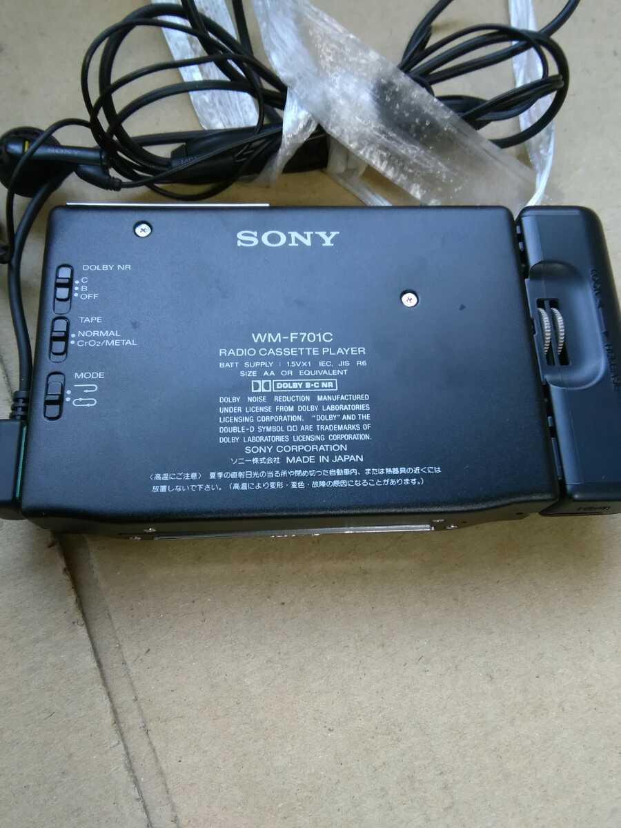 SONY WALKMAN】WM-F701C ポータブルカセットプレーヤー カセット