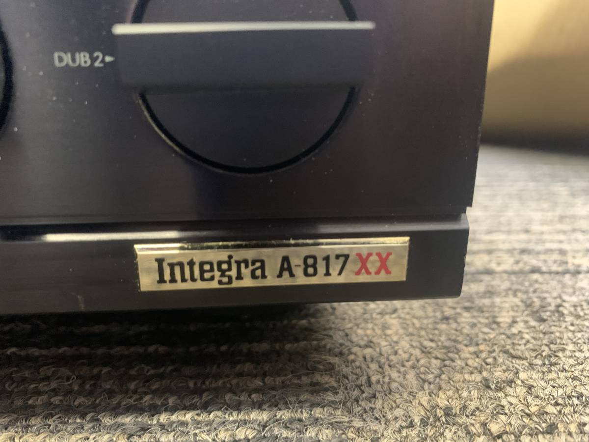 A-817XX Integra ONKYO - オンキョー ONKYOオンキョープリメインアンプ 