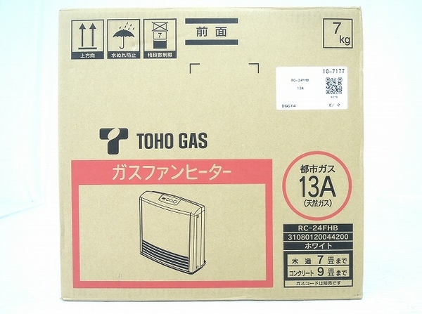 TOHO ガス ガスファンヒーターの中古が安い！激安で譲ります 未使用 TOHO