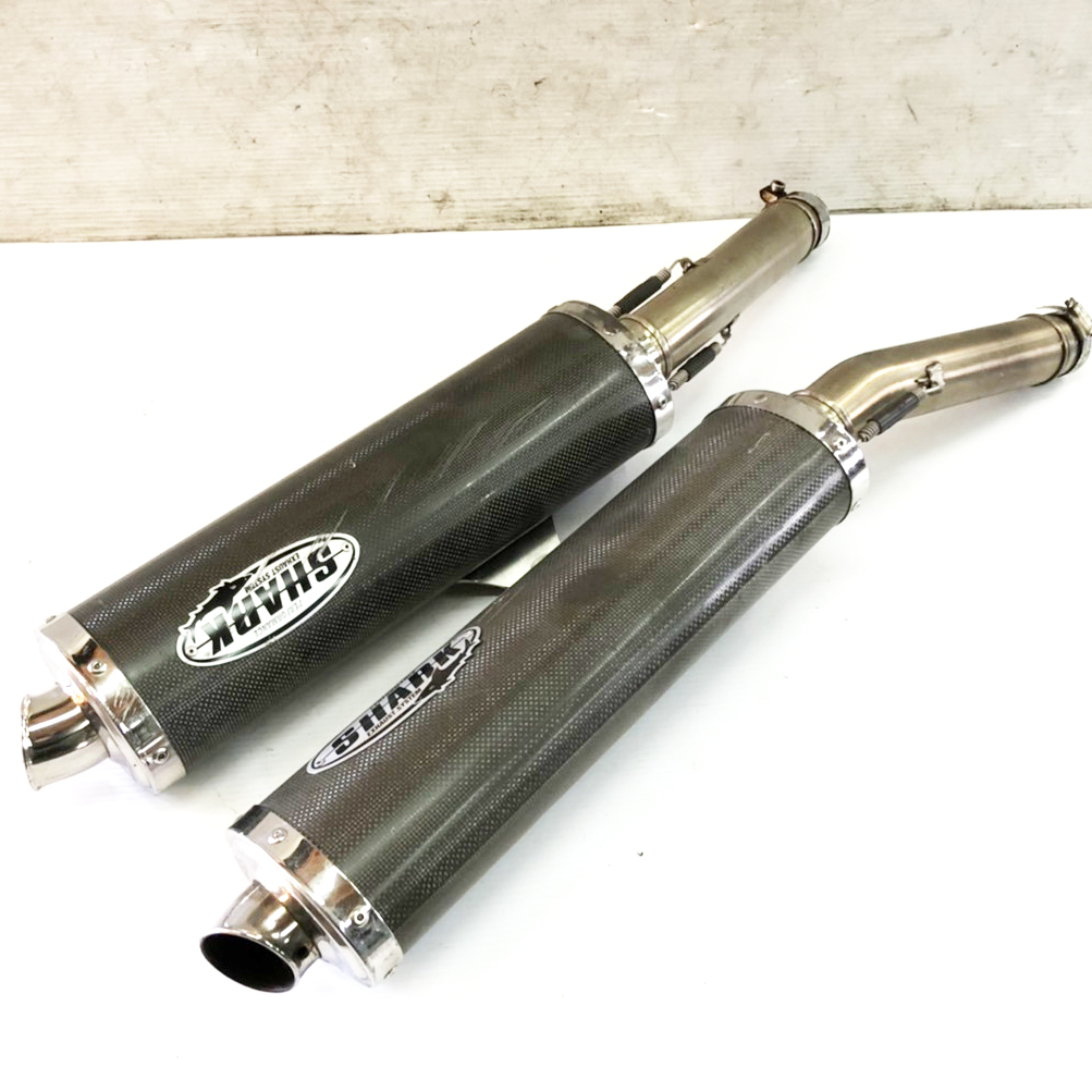 ドゥカティ SS900 ZDM1LC 社外 SAHRK シャーク スリップオン カーボン