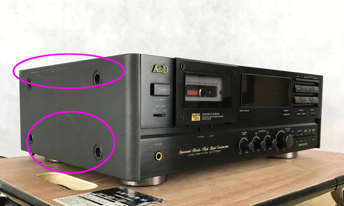 ☆ジャンク品☆カセットデッキ GX-Z7100EV A&D/AKAI カセットデッキ GX