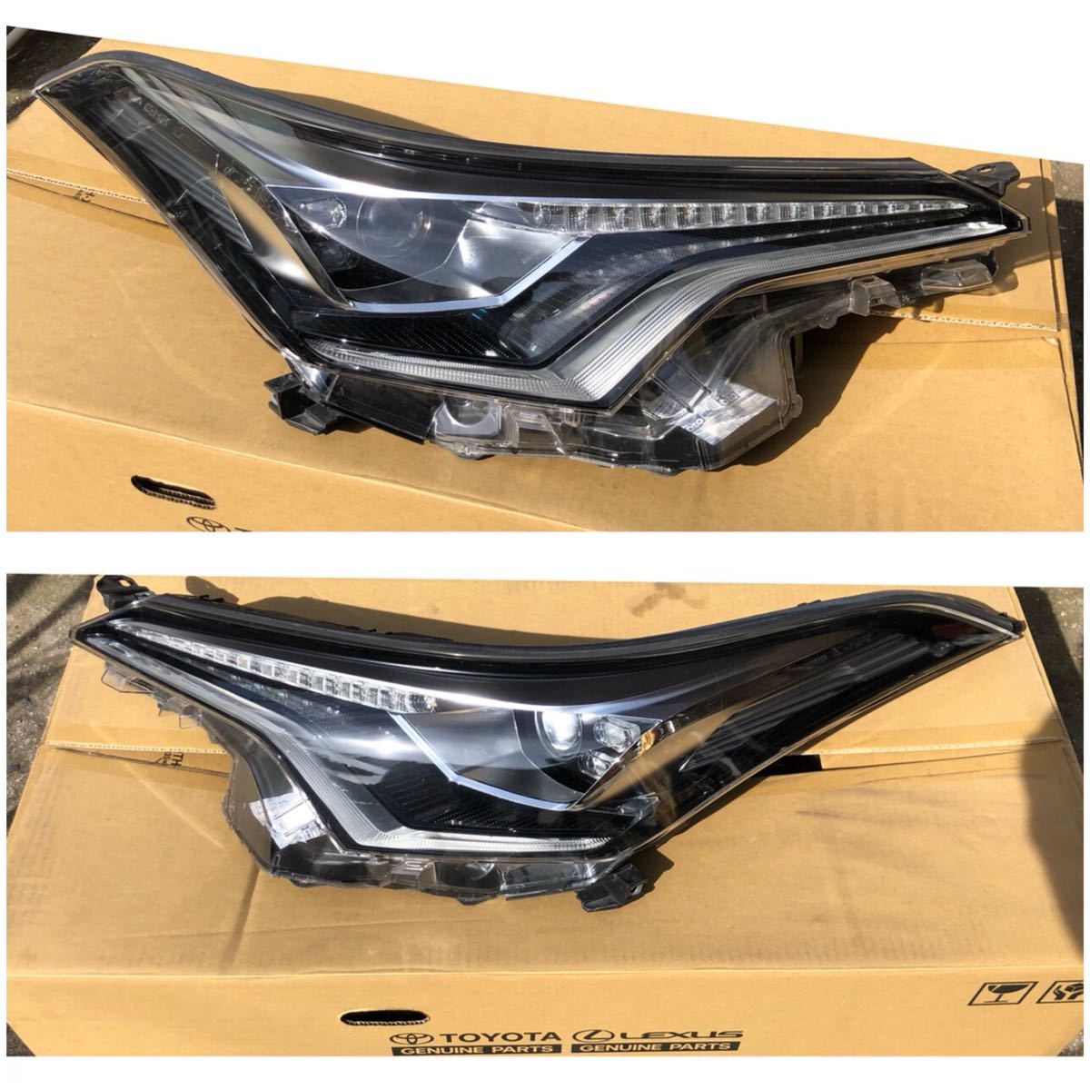 取り扱う公式 C-HR NGX50 C-HR CHR純正 左右セット ヘッドライト LED 