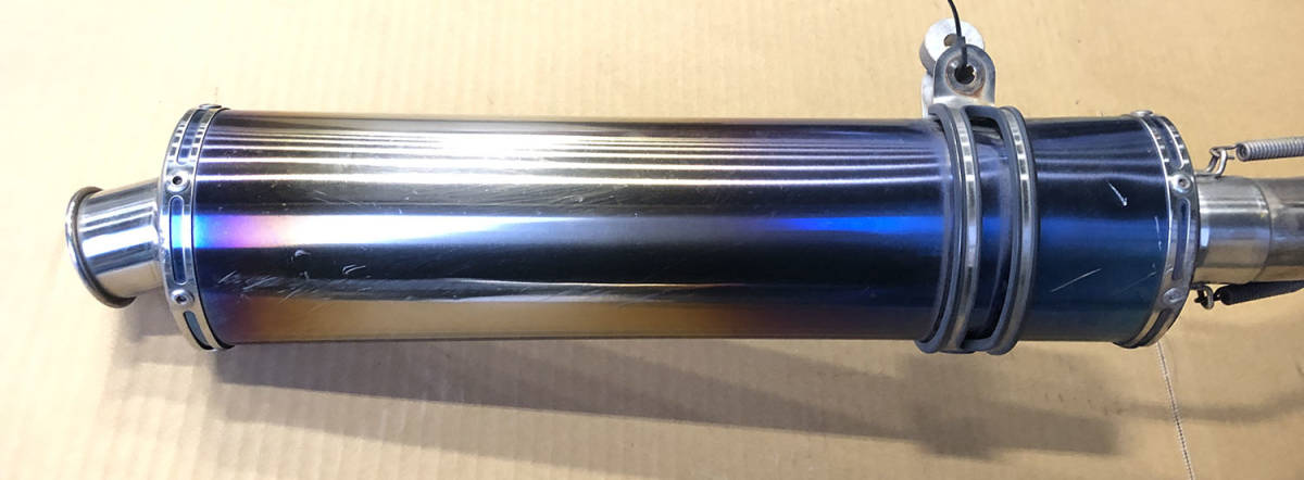 中古 R’S-GEAR KAWASAKI NINJA250R(～’12/EX250KE）チタンスリップオンマフラー フルエキゾースト JMCA1110089005 Ninja ニンジャ_2