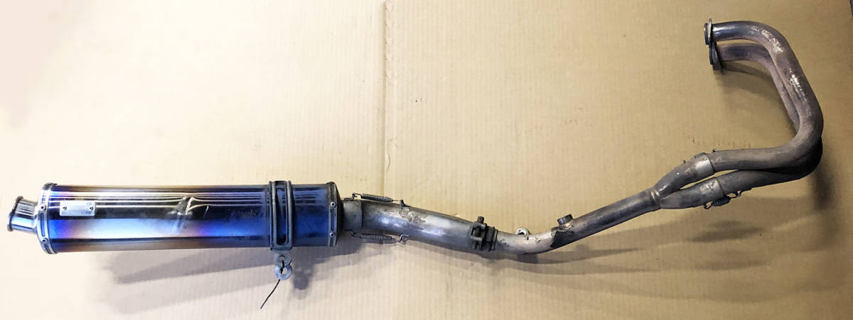 中古 R’S-GEAR KAWASAKI NINJA250R(～’12/EX250KE）チタンスリップオンマフラー フルエキゾースト JMCA1110089005 Ninja ニンジャ_4