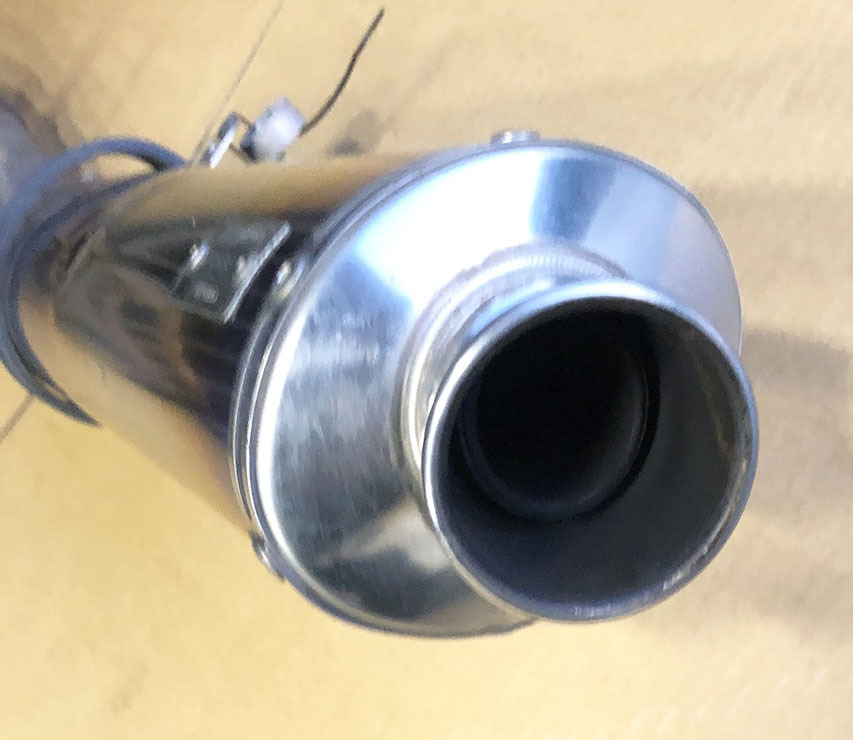 中古 R’S-GEAR KAWASAKI NINJA250R(～’12/EX250KE）チタンスリップオンマフラー フルエキゾースト JMCA1110089005 Ninja ニンジャ_8