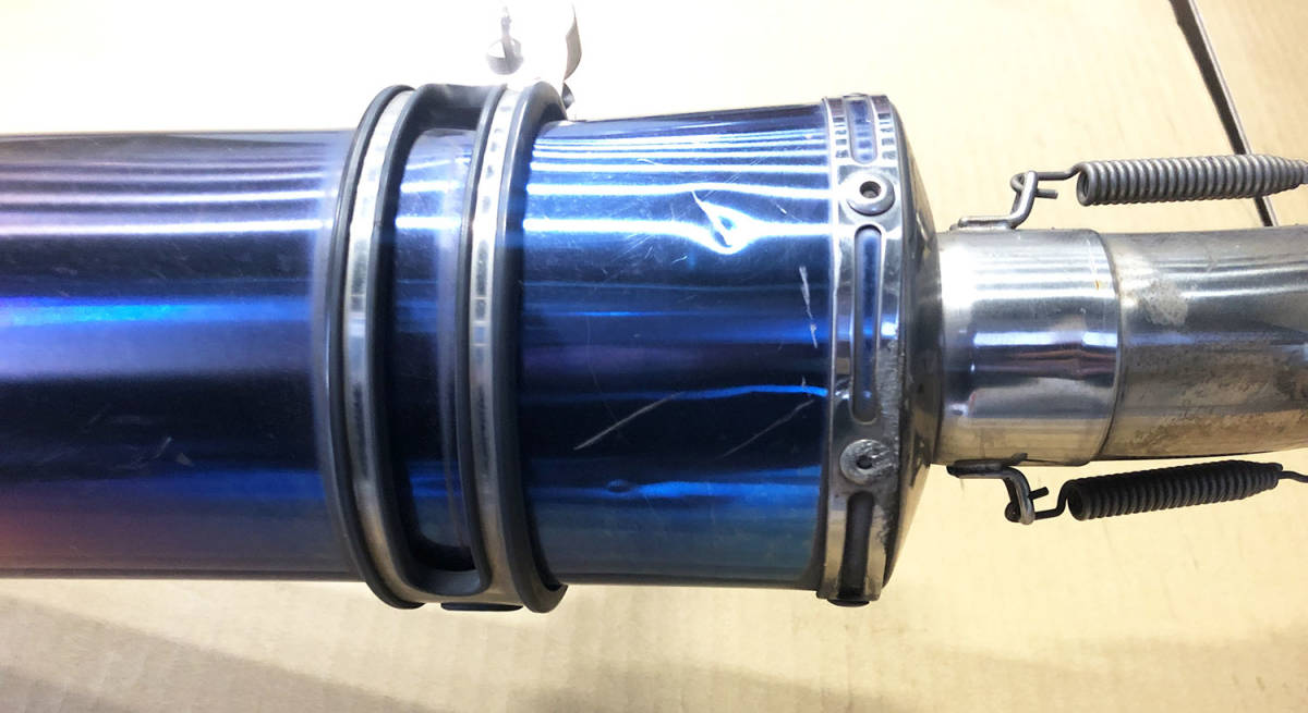 中古 R’S-GEAR KAWASAKI NINJA250R(～’12/EX250KE）チタンスリップオンマフラー フルエキゾースト JMCA1110089005 Ninja ニンジャ_9