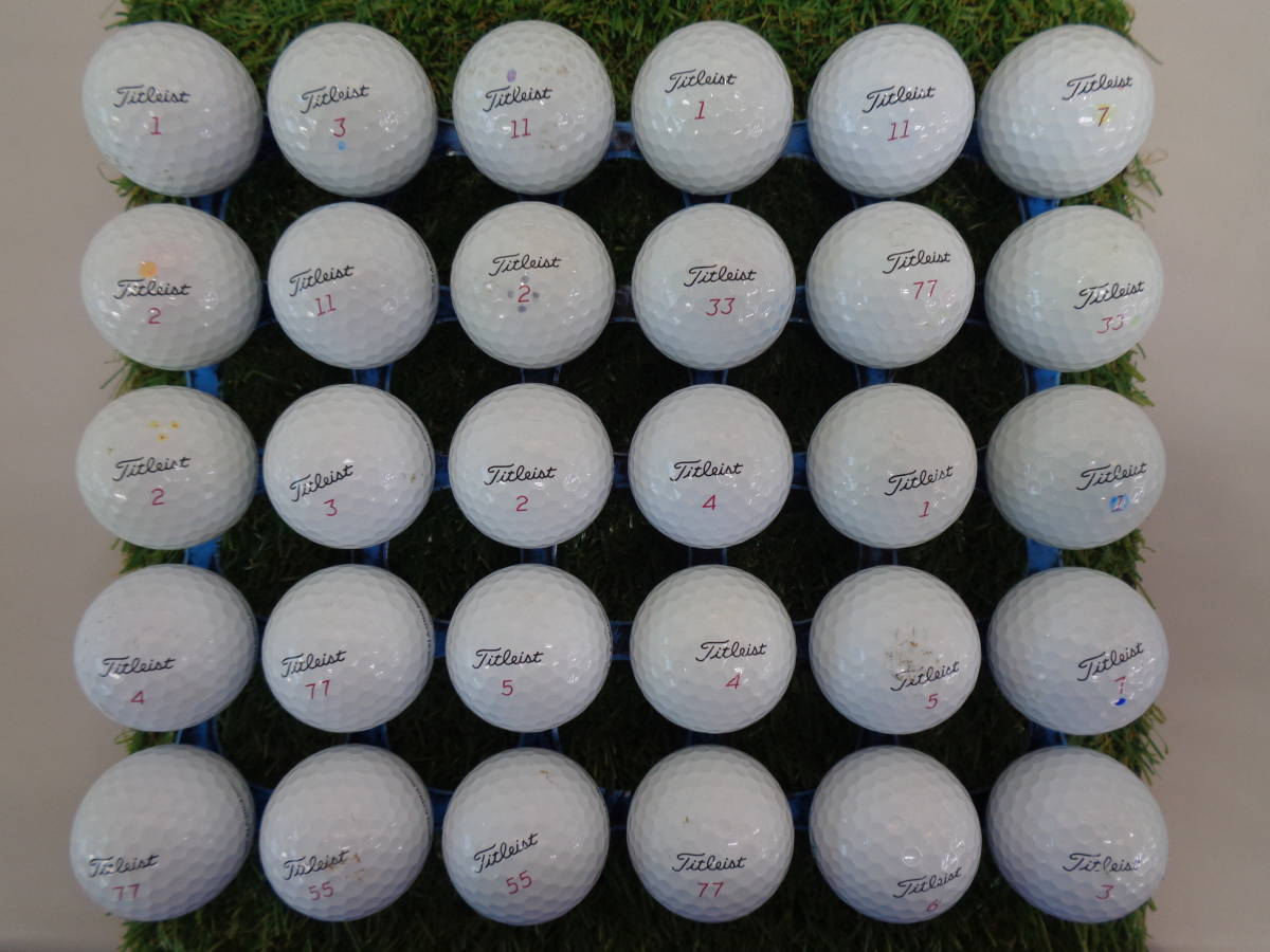 タイトリスト V1x PRO ホワイト Pro ロストボール | Titleist プロ ボール V1X 年代混合 V1 0 ゴルフボール (プロV1x
