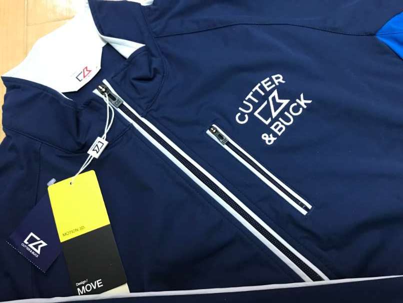 【定番，格安】 CUTTER & BUCK カッターアンドバック 防風 撥水加工 長袖ウインドブレーカー ジャケット CGMOJK01 NV00 ＬＬ(カッター＆バック)｜売買されたオークション情報、yahooの商品情報をアーカイブ公開 - ジャンパー、ジャケット