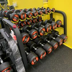  １万円割引 3段ダンベルラック&2.5kg 25kg ダンベル10セット(バーベル、ダンベル)｜売買されたオークション情報、yahooの商品情報をアーカイブ公開 - オークファン バーベル、ダンベル
