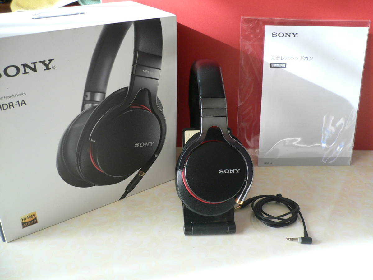 【中古】SONY MDR-1A　ブラック ソニー SONY ヘッドホン MDR-1A ハイレゾ対応 密閉型