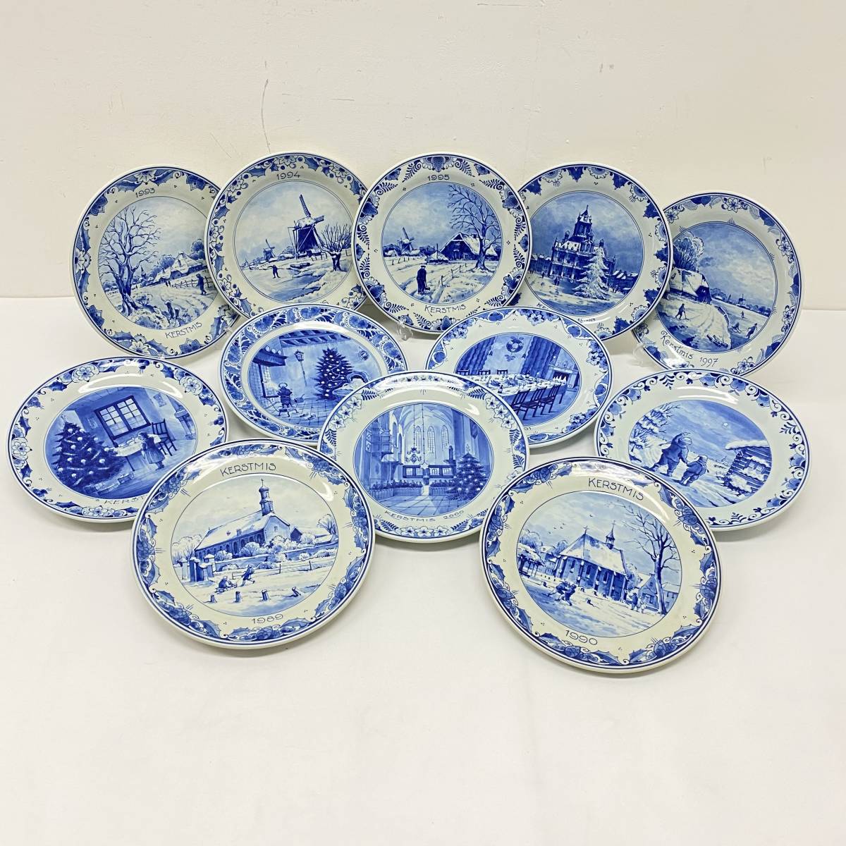 TS】ROYAL DELFT ロイヤルデルフト PORCELEYNE FLES イヤープレート