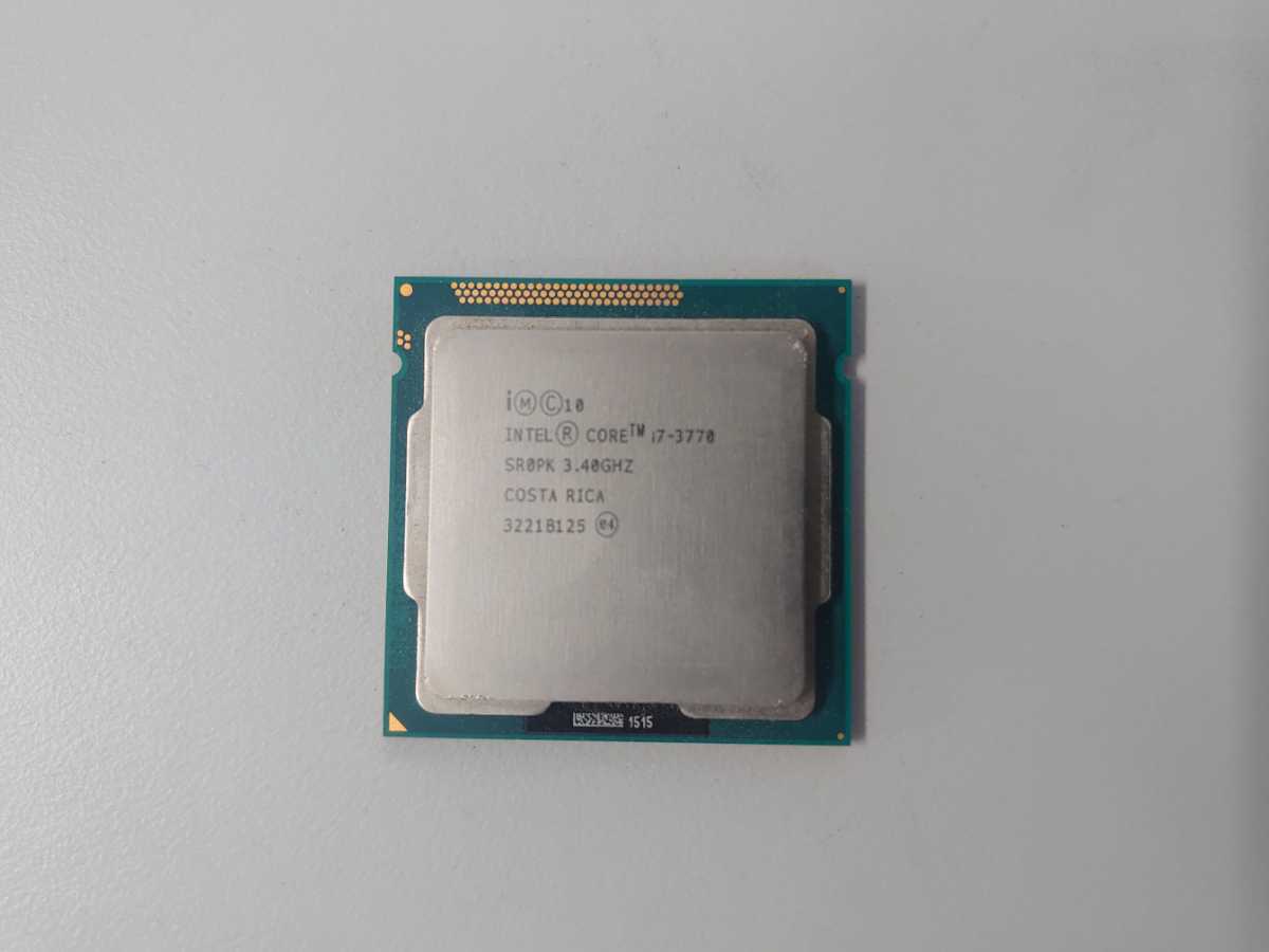 コンパクトA Intel CPU Core i7-3770 3.40GHz 自作PC