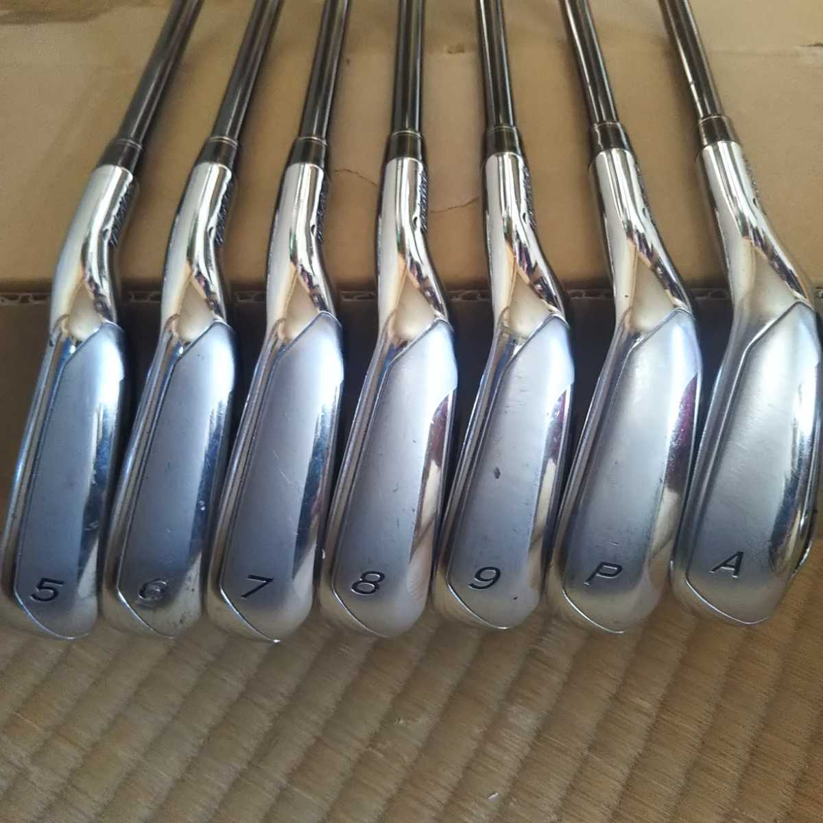 R9 テーラーメイド SUPERMAX アイアンセット SUPER MAX アイアン NSプロ 950GH 中古 TaylorMade Taylormade r9 - アイアンの通販 メンズゴルフ