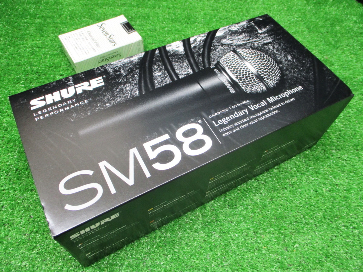 楽器・機材 SHURE SM58 ダイナミックマイク ケース付き ボーカル用