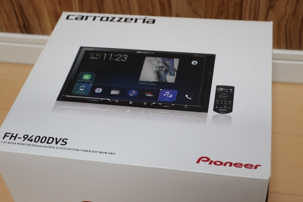 ☆FH-9400DVS 2DIN AppleCarPlay AndroidAuto対応 CD/DVD/USB
