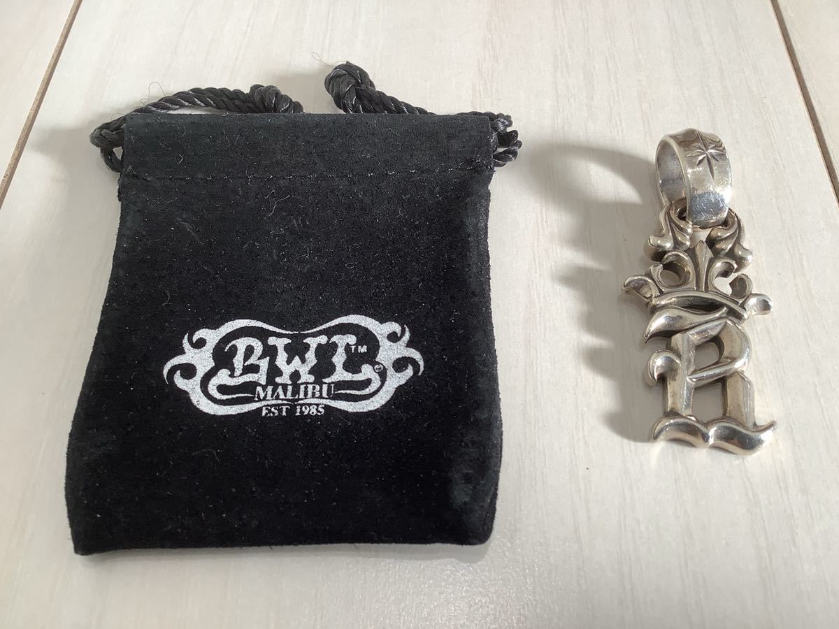 ビルウォールレザー Bill Wall Leather イニシャルRクラウン チャーム
