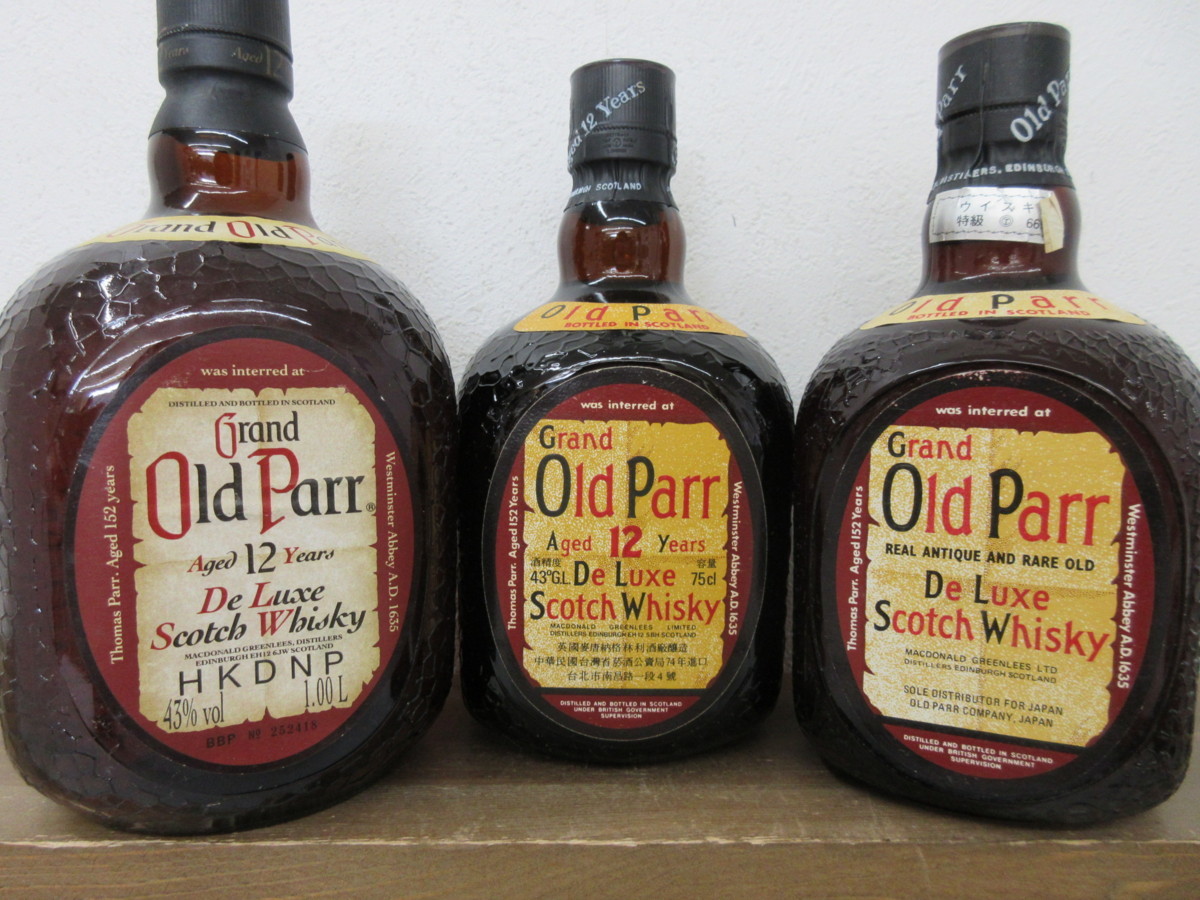 6本セット オールドパー Old Parr 750ml-1000ml 40% 43% スコッチ ウイスキー 未開栓 古酒 1円スタート/11-25-5 オールドパー 6本セット 750ml オールドパー12年未開栓 希少 長S