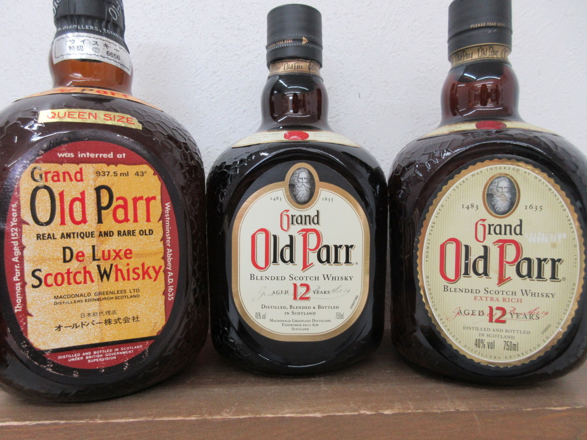 6本セット オールドパー Old Parr 750ml-1000ml 40% 43% スコッチ ウイスキー 未開栓 古酒 1円スタート/11-25-5 オールドパー 6本セット 750ml オールドパー12年未開栓 希少 長S