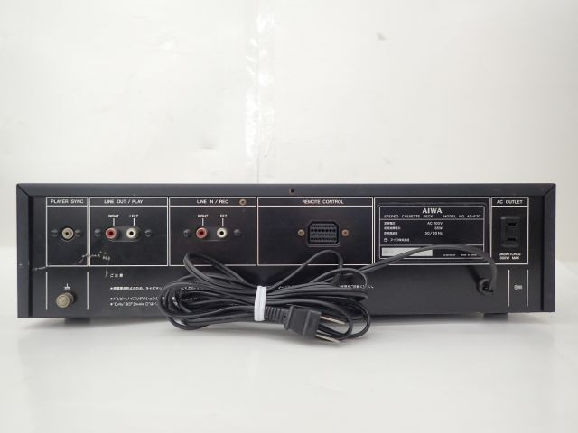 AIWA カセットデッキ アイワ AD-F70 AD F70ジャンク AIWA・カセット