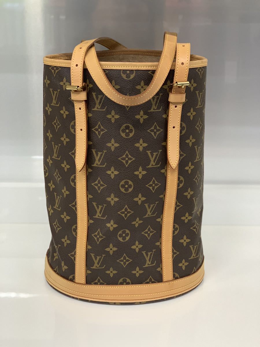 LV ルイヴィトン モノグラム柄 バケットGM トートバッグ 難有り バケツ