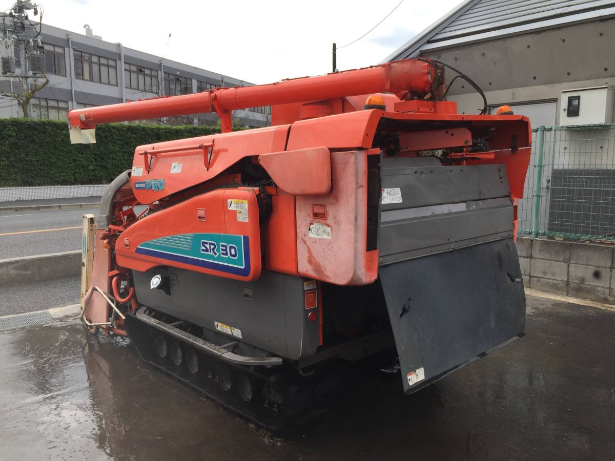 【広島発☆格安】クボタ　コンバイン　SR30　SKYROAD　3条刈り　グレンタンク　スイスイデバイダ　実動　売り切り_2