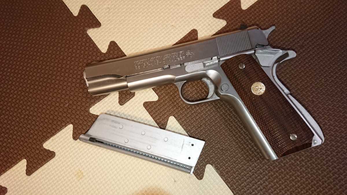 WA コルトガバメント 07 シルバーガスブローバック ウエスタンアームズ ガスガン 