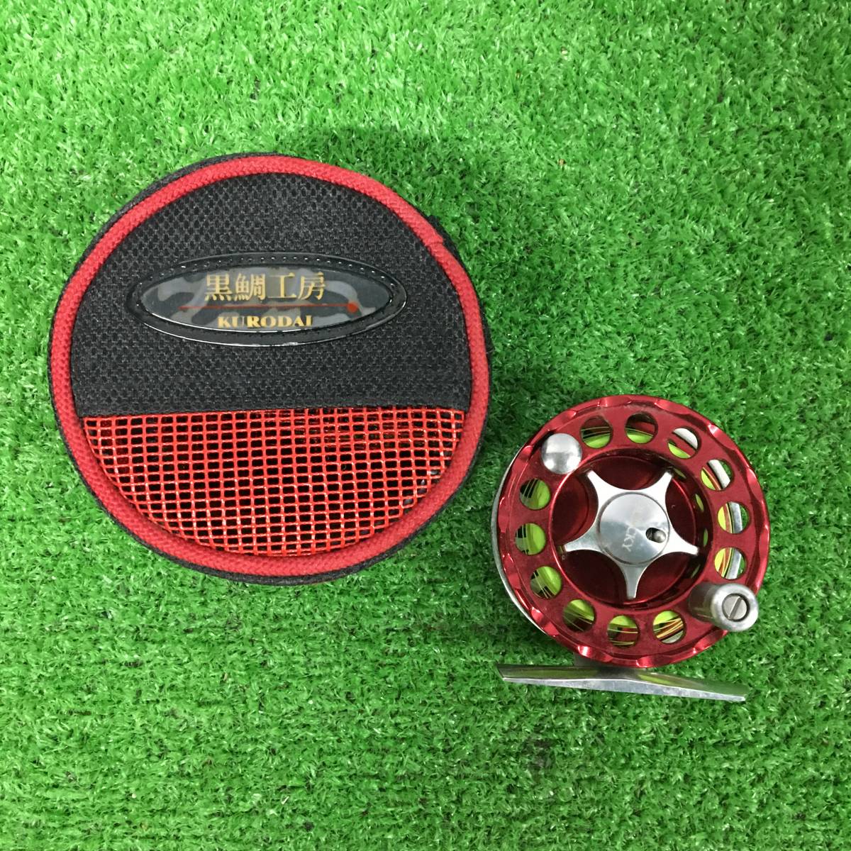 セール，大得価 黒鯛工房 ブラッキー THE 落し込み VL65-R リール レッド/シルバー ケース付き フィッシング 6-6(チヌ用)｜売買されたオークション情報、yahooの商品情報をアーカイブ公開 - オークファン チヌ用