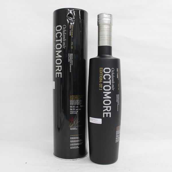 定番，限定セール OCTOMORE オクトモア 5年 07.1 スコテッシュ バーレイ 59.5％ 700ml 重量1462g 裏ラベル破れ N20I250004(アイラ)｜売買されたオークション情報、yahooの商品情報をアーカイブ公開 - オークファン シングルモルト