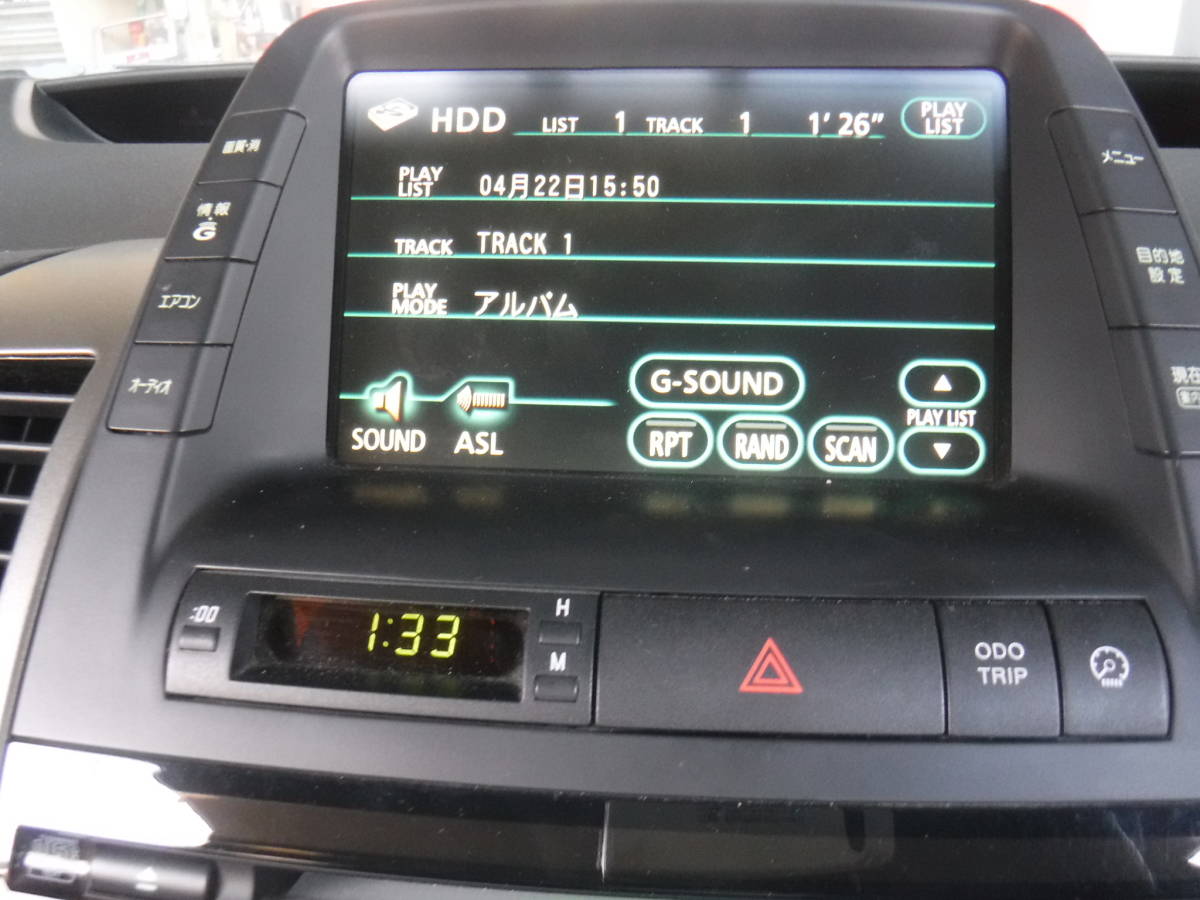 □ NHW20 プリウス 純正 マルチモニター 86110-47201 134000-32710101