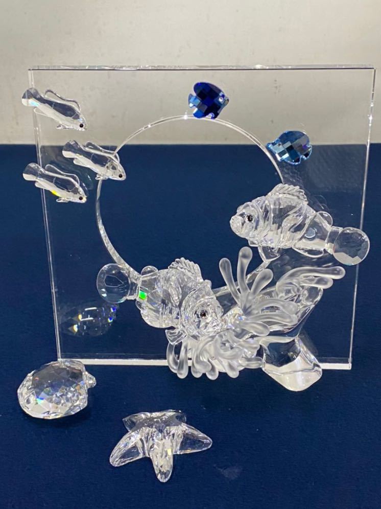 Swarovski クリスタル 家とツリー 置物 Swarovski クリスタル 家とツリー 置物 置物 クリスマスツリー