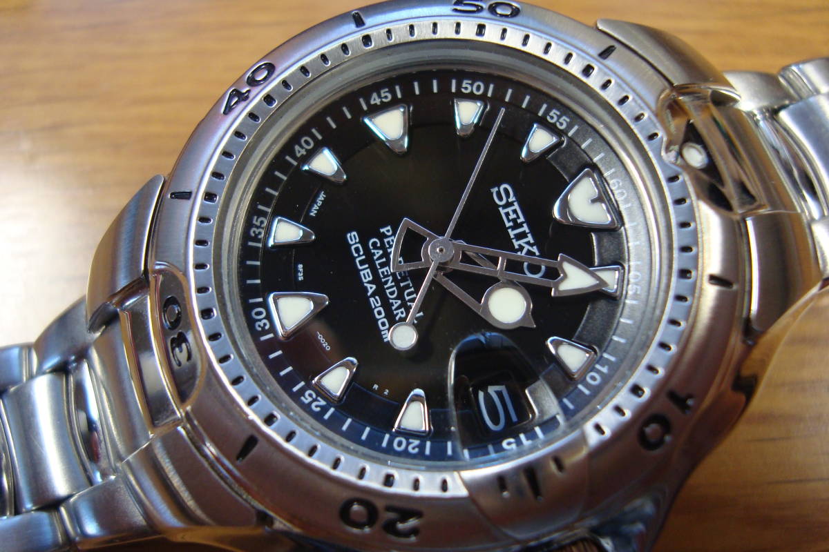 Seiko 8F35-0030 セイコー Perpetual 200m SEIKO Ref diver