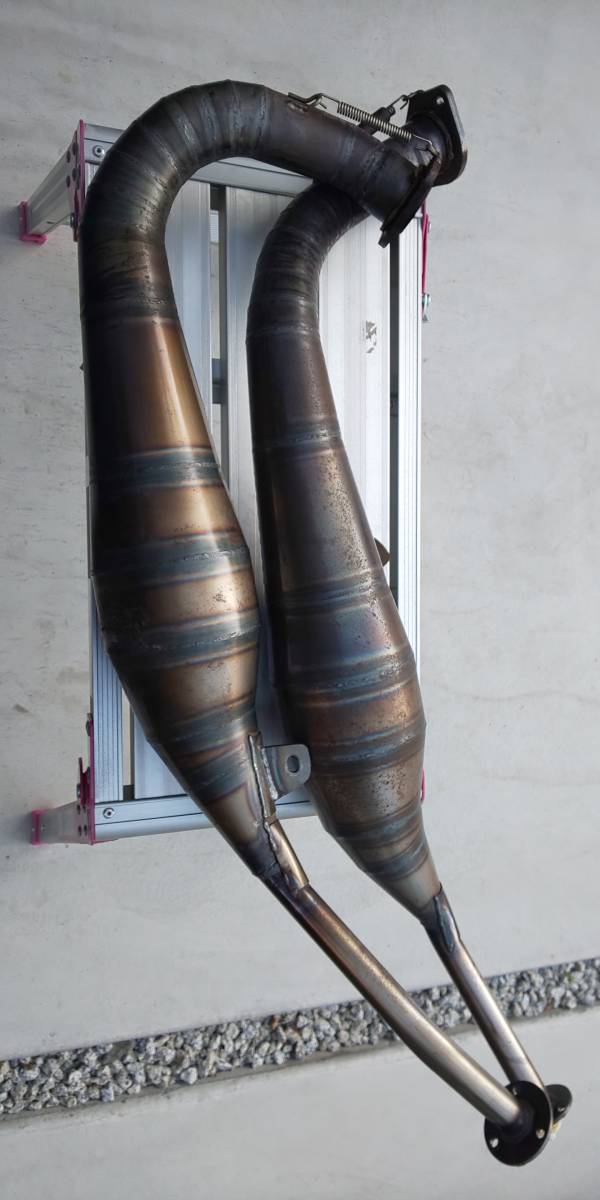 【100%新品，送料無料】 ＮＳＲ２５０ ＭＣ２１ Ｔ２レーシング スチールチャンバー サイレンサー無し(マフラー本体（社外）)｜売買されたオークション情報、yahooの商品情報をアーカイブ公開 - オークファン ホンダ用