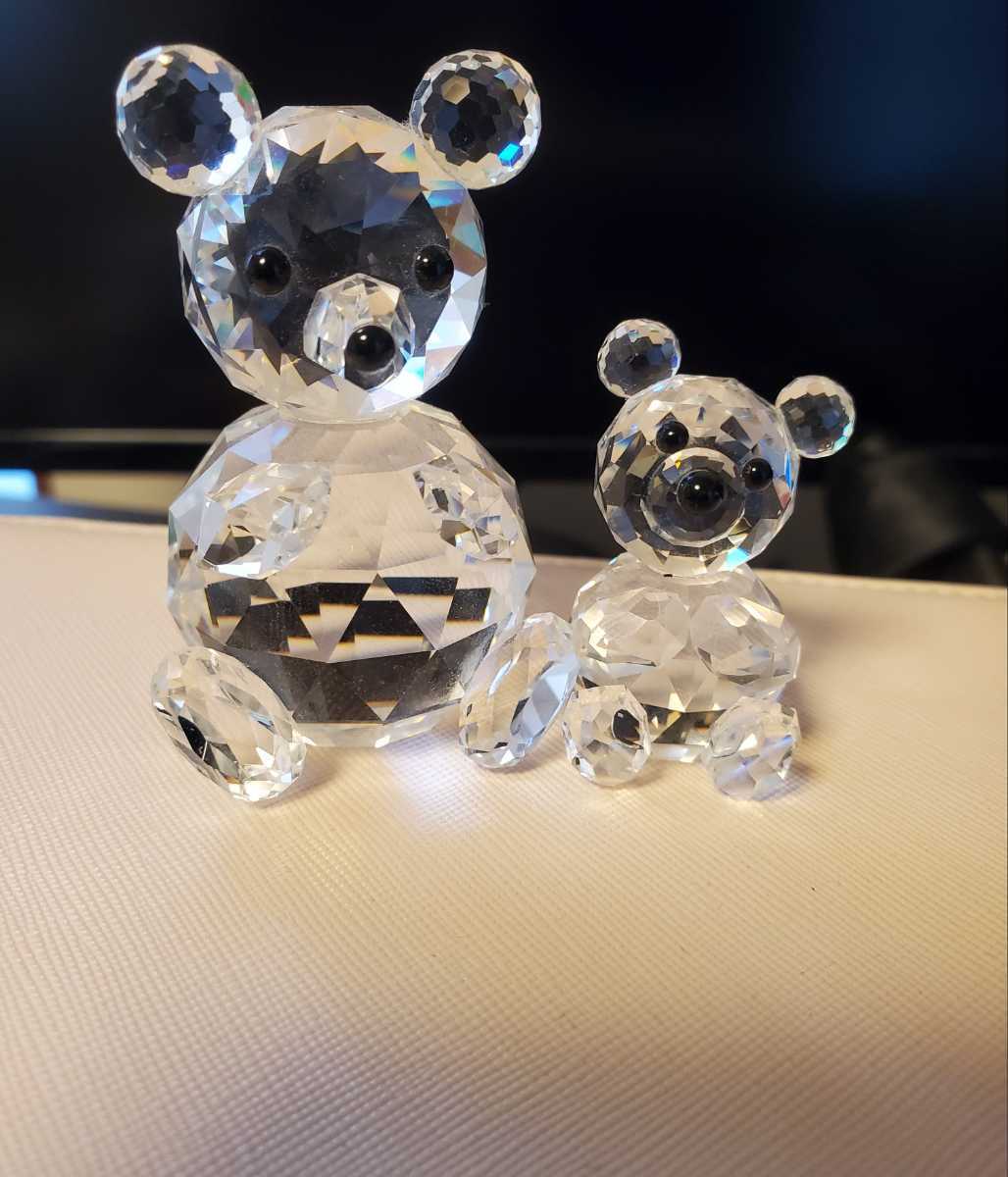 美品 ◇ スワロフスキー SWAROVSKI クリスベア KrisBear ひまわり 花