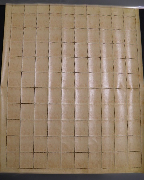 昭和切手　第１次　凹版　オーロワンビ灯台　６銭　１シート（100枚）　内閣印刷局製造_8