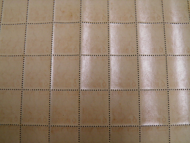 昭和切手　第１次　凹版　オーロワンビ灯台　６銭　１シート（100枚）　内閣印刷局製造_9