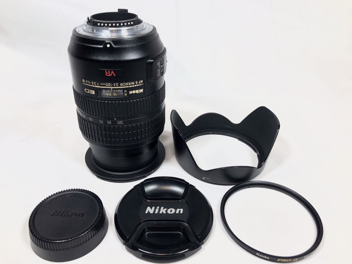 【美品】Nikon ニコン AF-S NIKKOR 24-120mm 1:3.5-5.6 G 24-120mm AF-S NIKKOR World Zoom-Nikkor USA
