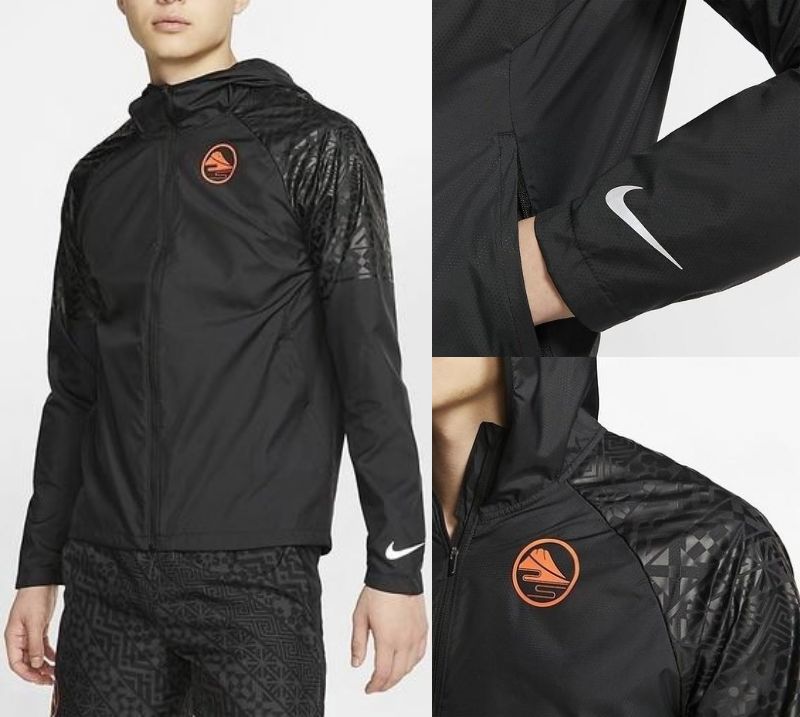 赤字超特価，爆買い 最後 M ナイキ エッセンシャル エキデン ジャケット 検 ランニング ウインドブレーカー パーカー フーディ フルジップ 駅伝 ブラック 黒(ウインドブレーカー)｜売買されたオークション情報 ウインドブレーカー