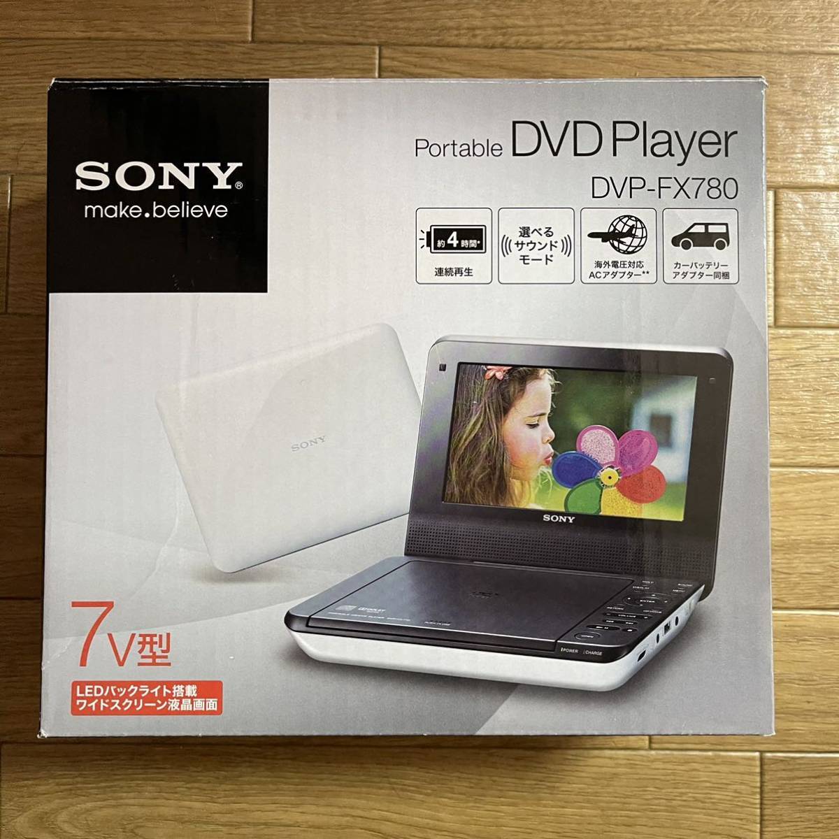 SONY ソニー ポータブルDVDプレーヤー DVP-FX780 ,大掃除ついでに使用